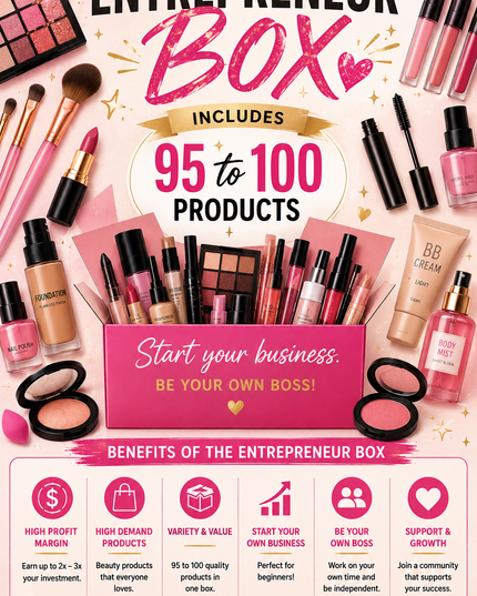 ENTREPRENEUR BOX 95-100 products (read description )- CAJA EMPRENDEDORA DE 95 a 100 producto ( Lea la descripción)