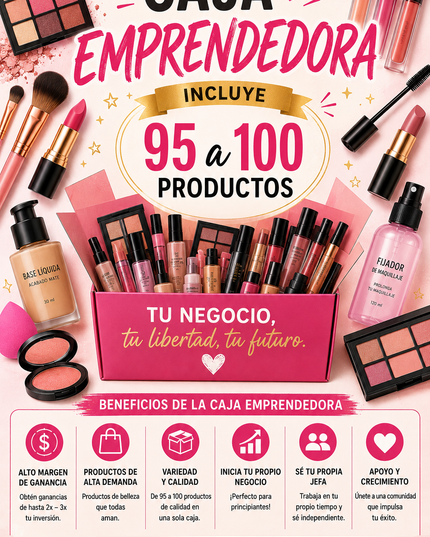 ENTREPRENEUR BOX 95-100 products (read description )- CAJA EMPRENDEDORA DE 95 a 100 producto ( Lea la descripción)