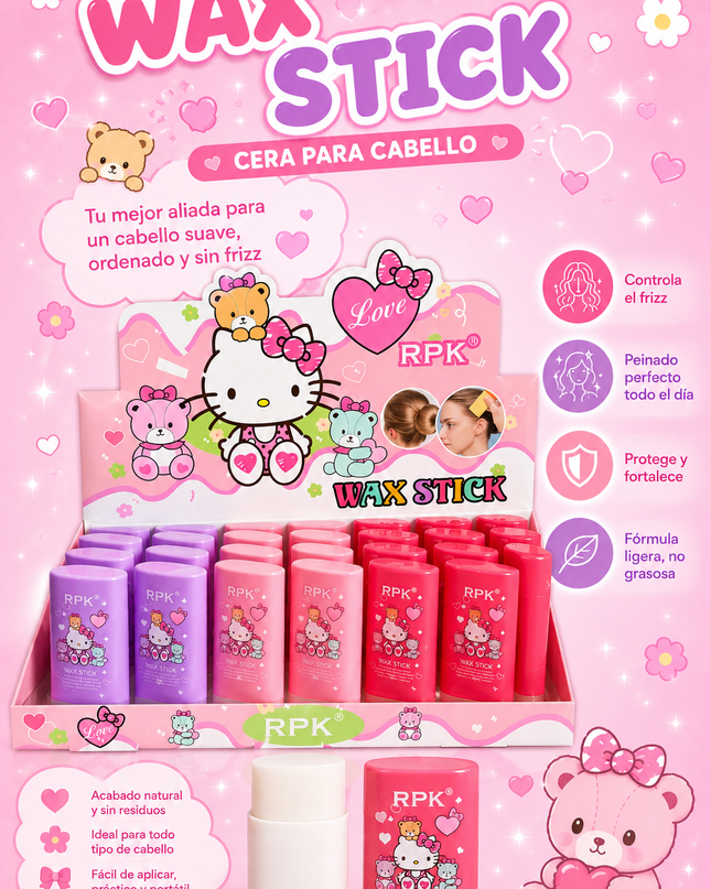 HAIR WAX STICK KITTY RPK - 24 PCS BOX