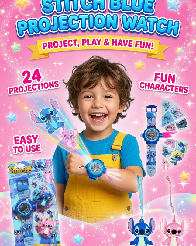BLUE PROJECTION WATCH