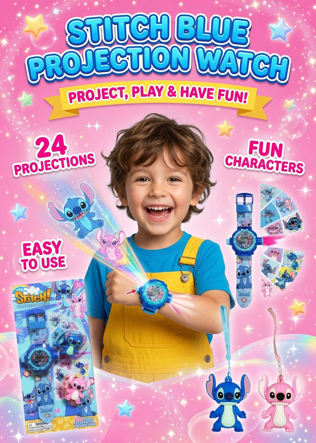BLUE PROJECTION WATCH