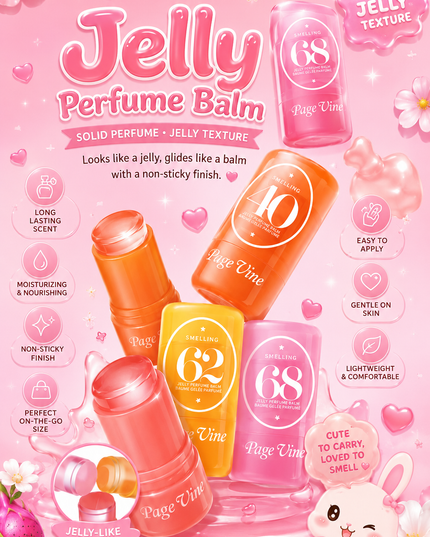 SOLID PERFUME- PAGEVINE JELLY TEXTURE - 24 pcs box - (#P1012)