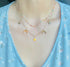 Doble Colorful Necklace Star & Moon 18k Gold Filled - stainless steel