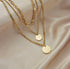 Triple Chain Neckace Wisdom Merci Lavie 18K Gold Filled