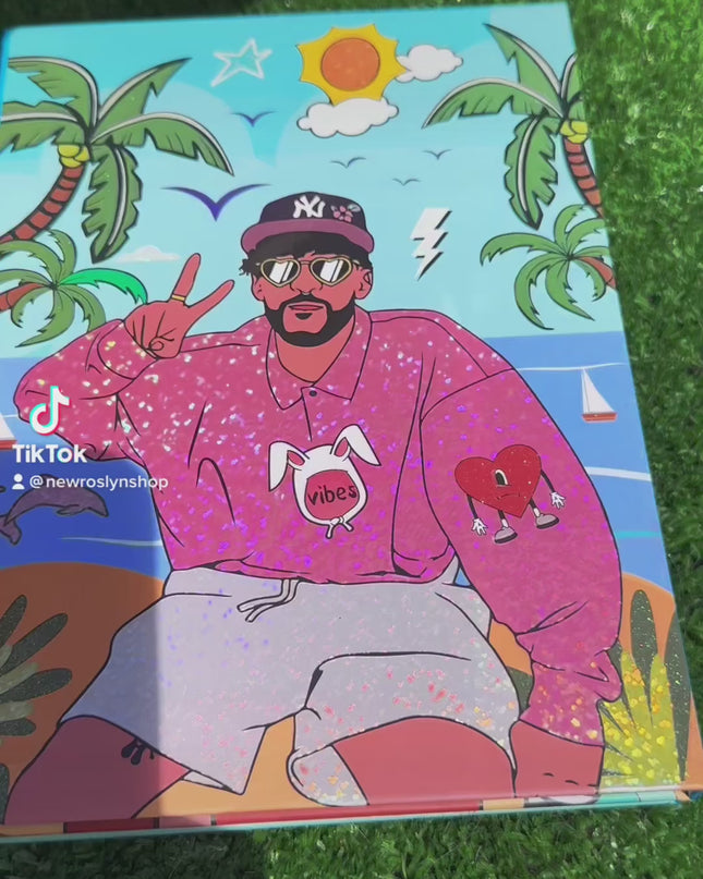 PRE-ORDEN - PALETA BAD BUNNY VIBES (POR FAVOR LEA LAS CONDICIONES)