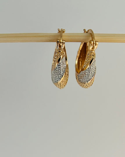 Hoops colorful -3 colors trendy