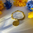 Pulsera Vintage Coin 18k Gold Filled - ACERO INOXIDABLE - SIN DESGASTE 