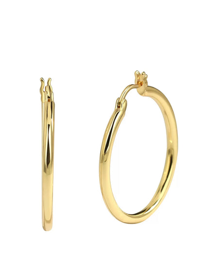 Aro mediano Dorado estilo trendy 