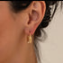 Croissant Earring Hoop 24k Gold Filled (Hoop)