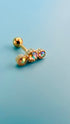 Pendientes cartílago 18k Gold Filled- acero inoxidable -resistente al agua-no se deslustra 