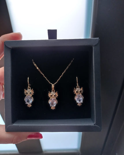 Búho engastado gran joya 