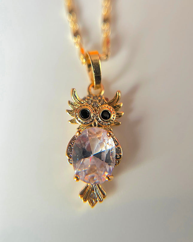 Búho engastado gran joya 