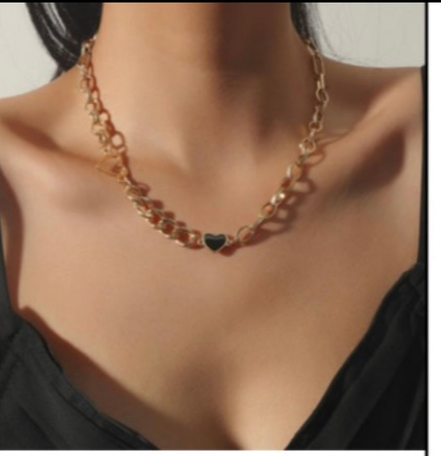 Doble Hearth necklace trendy design