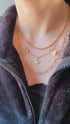 Triple Chain Butterfly 18k Gold Filled