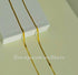 Doble Chain Herringbone 18k Gold Filled (non-tarnish) Stainless Steel Waterproof Gold.