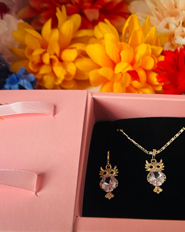 Búho engastado gran joya 