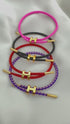 H - Bracelet colors - stainless steel 18k gold filled adjustable