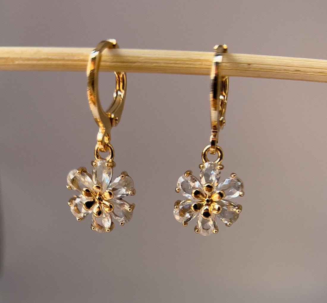 Flower earrings