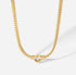 Retro heart Necklace -18k Gold Filled