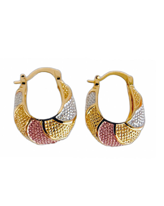 Aros coloridos -3 colores trendy 