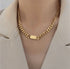 Cuban Necklace 18K Gold Filled- waterproof non tarnish