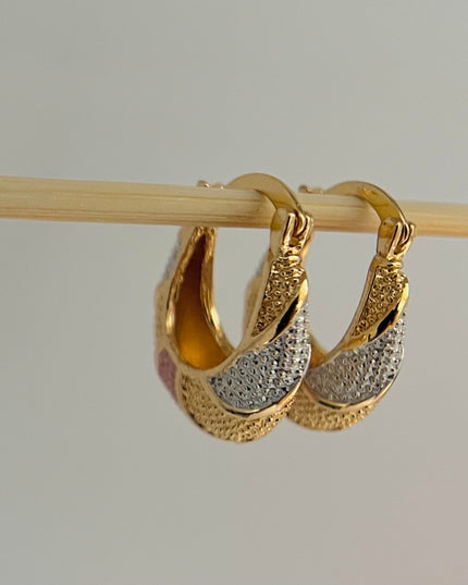 Hoops colorful -3 colors trendy