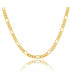 Figaro Chain 18 inches (45cm) Stainless Steel 18k Gold Filled