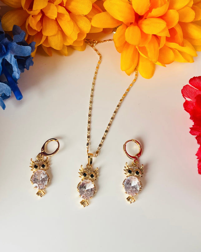 Búho engastado gran joya 