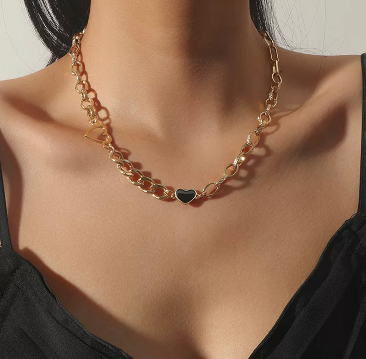 Doble Hearth necklace trendy design