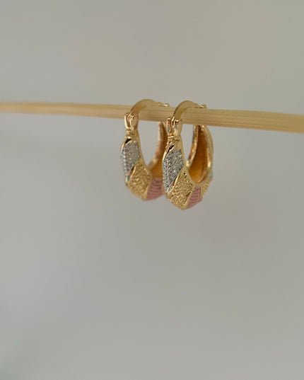 Hoops colorful -3 colors trendy