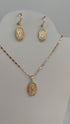 Virgen set earrings and necklace